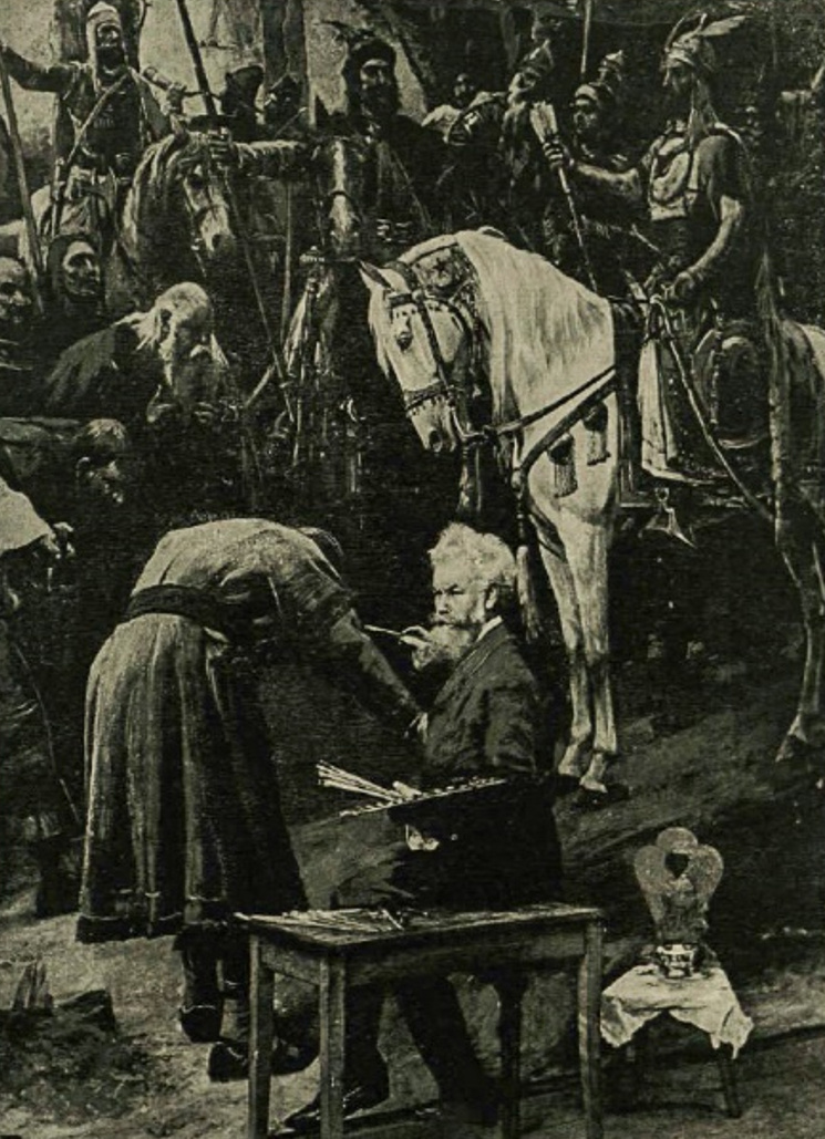 Munkácsy festi a honfoglalást